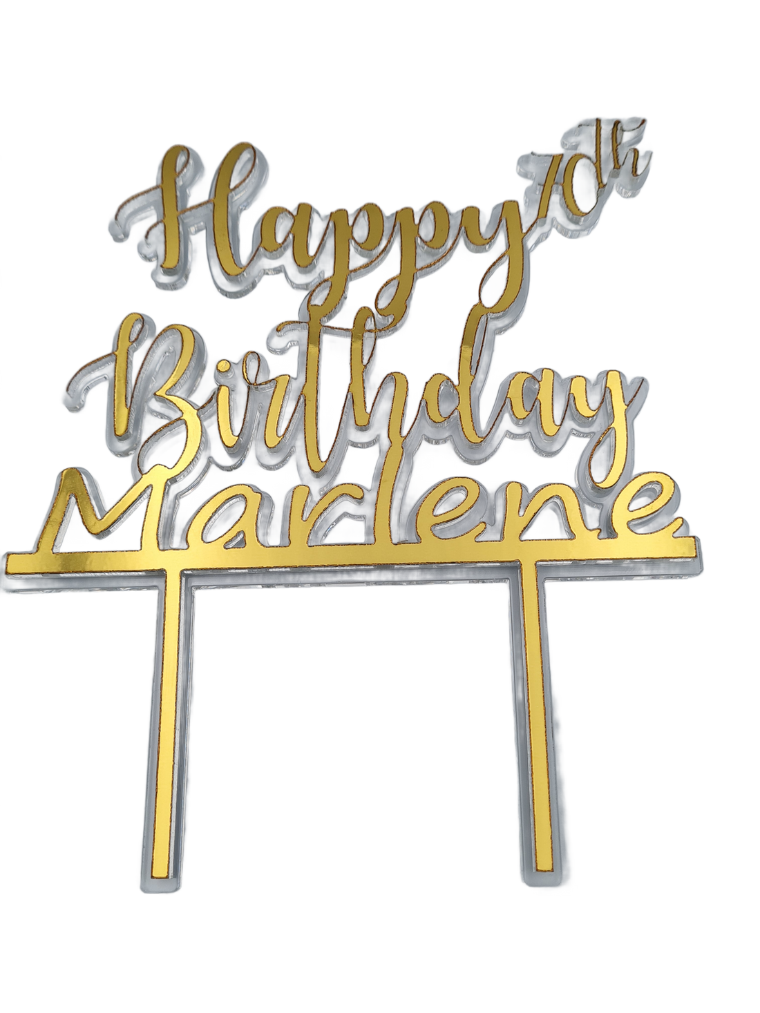 Acrylic Cake Toppers